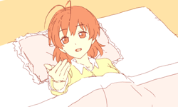 Nagisa holds out her hand