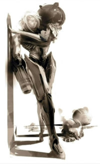 Samus concept art from Metroid Prime 3