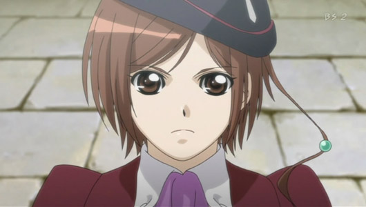 Lydia shows her determined face