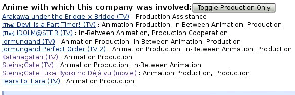 9 anime, all produced or co-produced by WHITE FOX